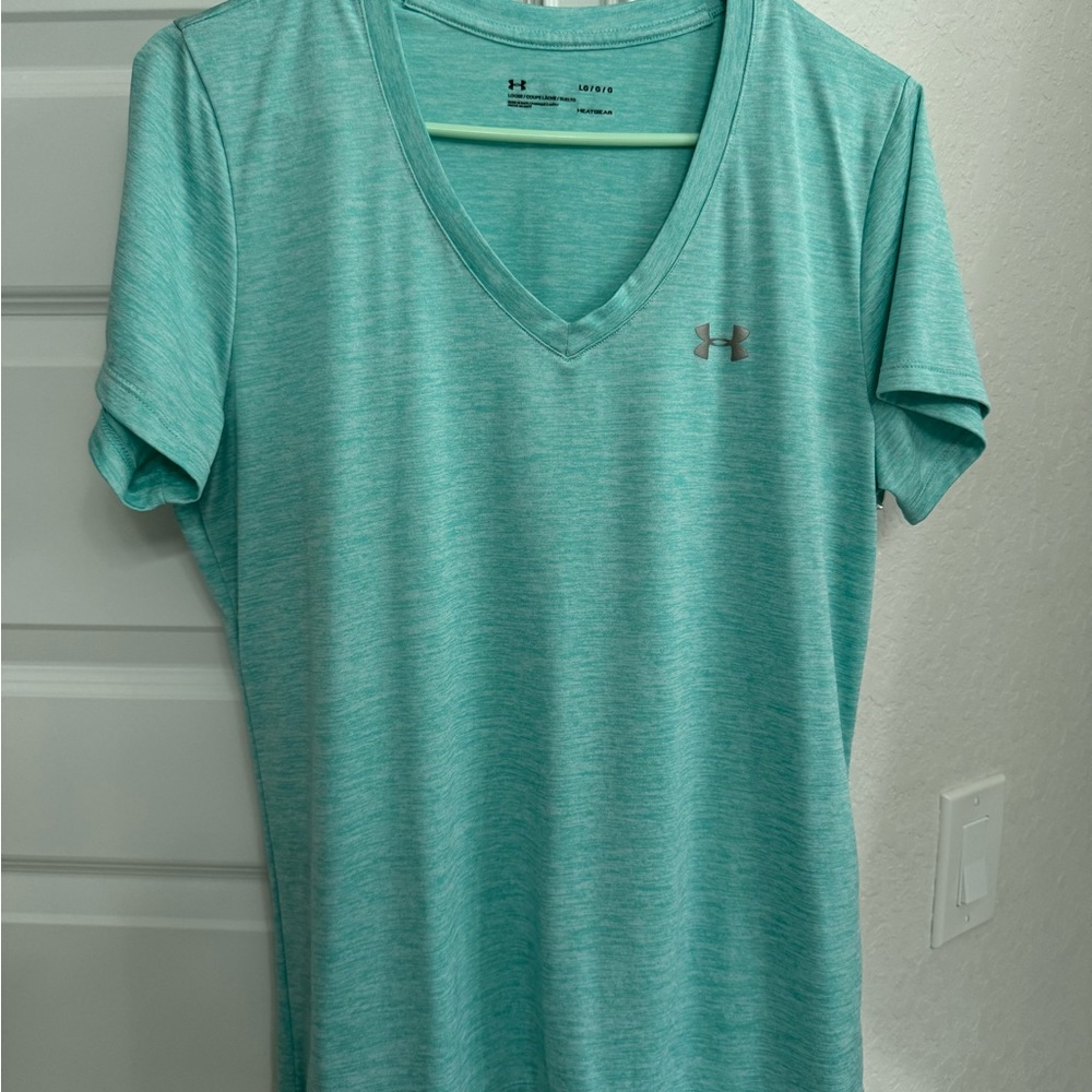 Under Armour Women's V-Neck Top - Teal